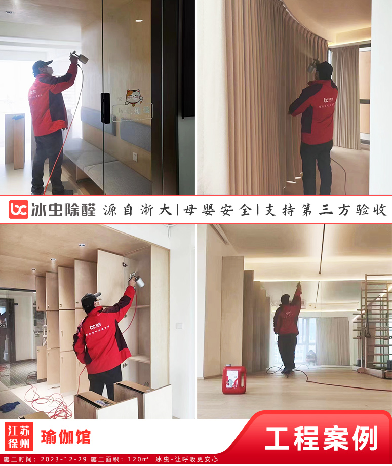 冰虫除甲醛案例-某瑜伽馆