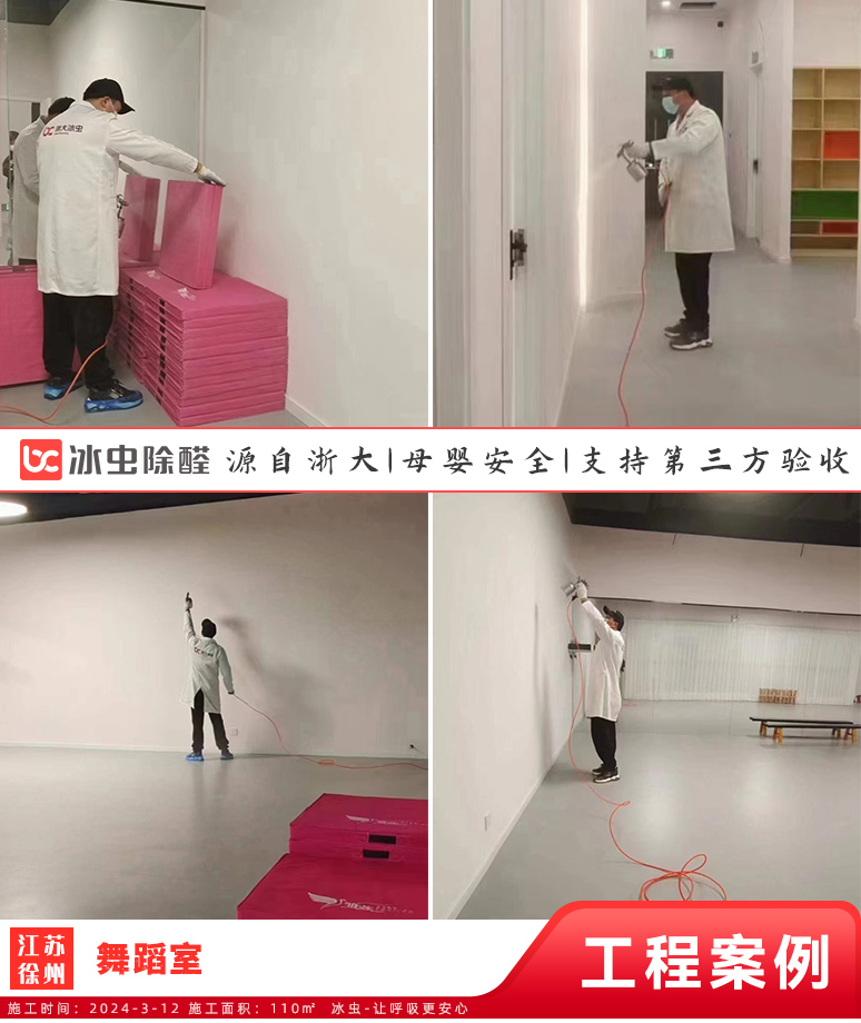 冰虫除甲醛案例-某舞蹈室