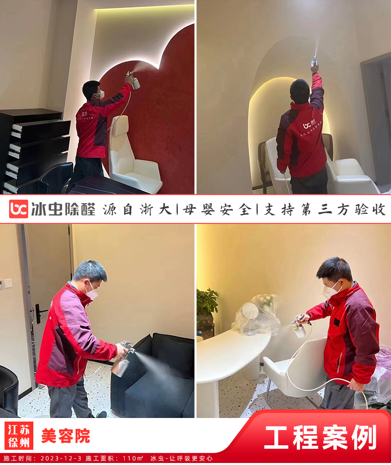 冰虫除甲醛案例-某美容院